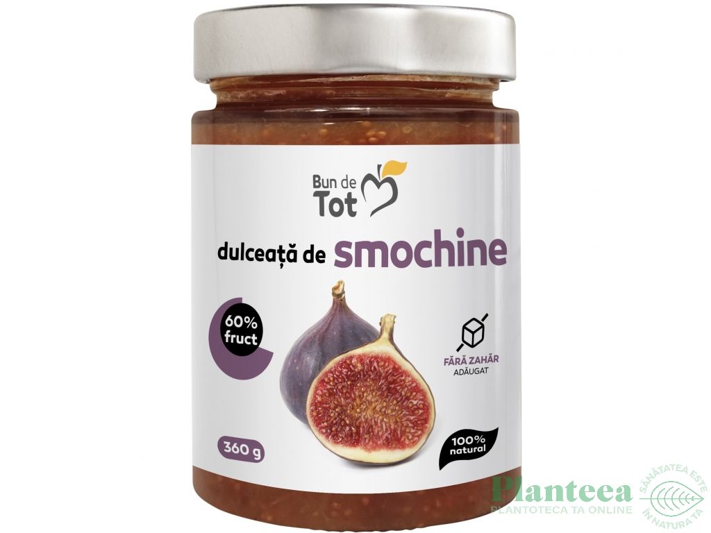 Dulceata smochine fara zahar 360g - BUN DE TOT