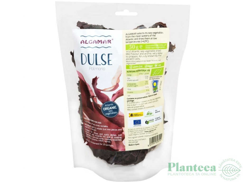 Alge dulse uscate bio 50g - ALGAMAR