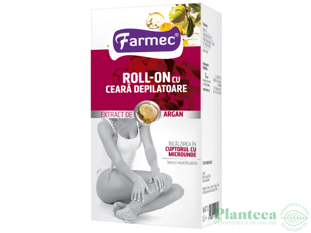 Roll on ceara depilatoare argan 120g - FARMEC