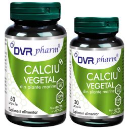 Pachet Calciu vegetal 60+30cps - DVR PHARM