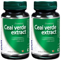 Set Ceai verde extract 2x30cps - DVR PHARM