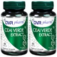 Set Ceai verde extract 2x60cps - DVR PHARM