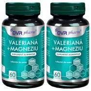 Set Valeriana magneziu 2x60cps - DVR PHARM