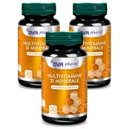 Set Multivitamine minerale 3x30cps - DVR PHARM