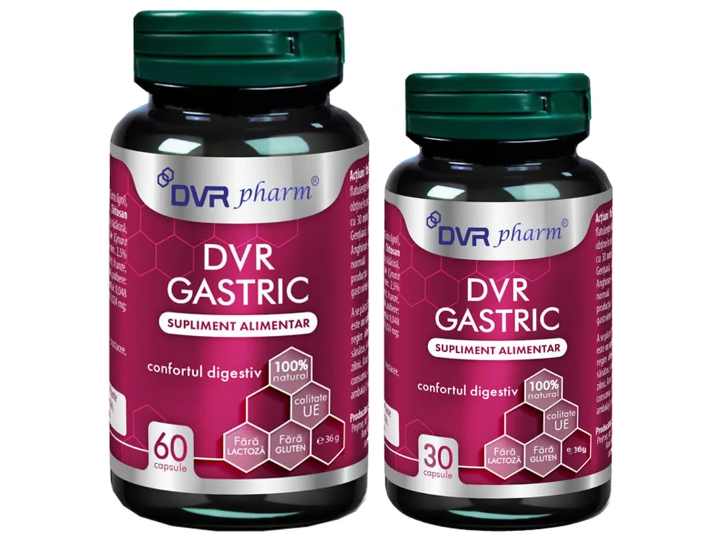 Pachet DVR Gastric 60+30cps - DVR PHARM