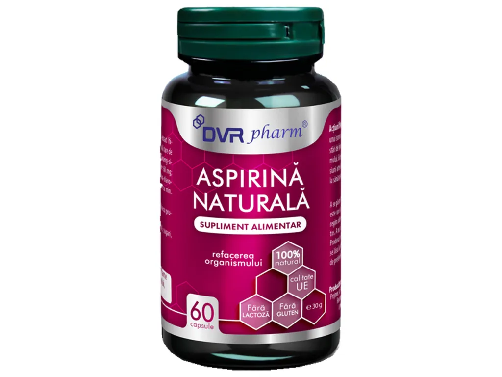 Aspirina naturala 1x60cps - DVR PHARM