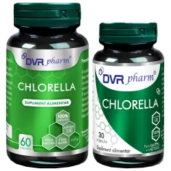 Pachet Chlorella 350mg 60+30cps - DVR PHARM