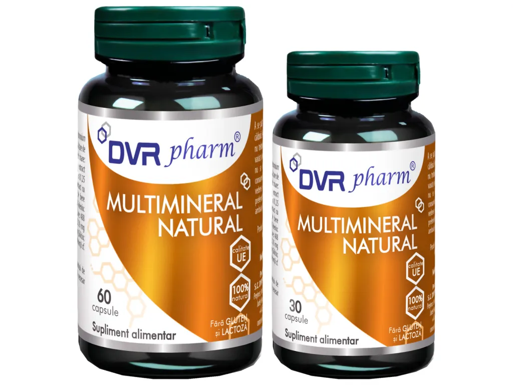 Pachet Multi Mineral natural 60+30cps - DVR PHARM