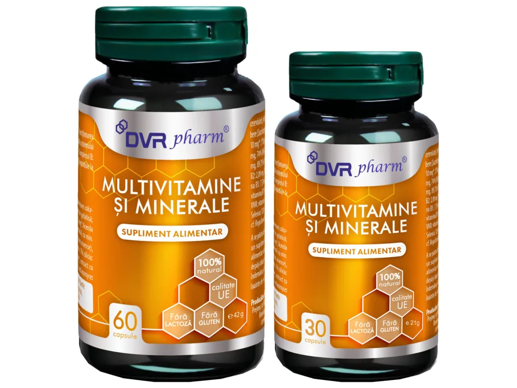 Pachet Multivitamine minerale 60+30cps - DVR PHARM