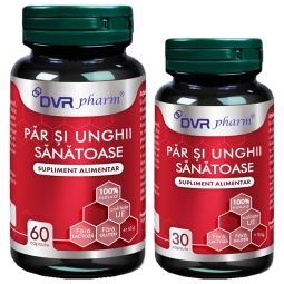 Pachet Par unghii sanatoase 60+30cps - DVR PHARM