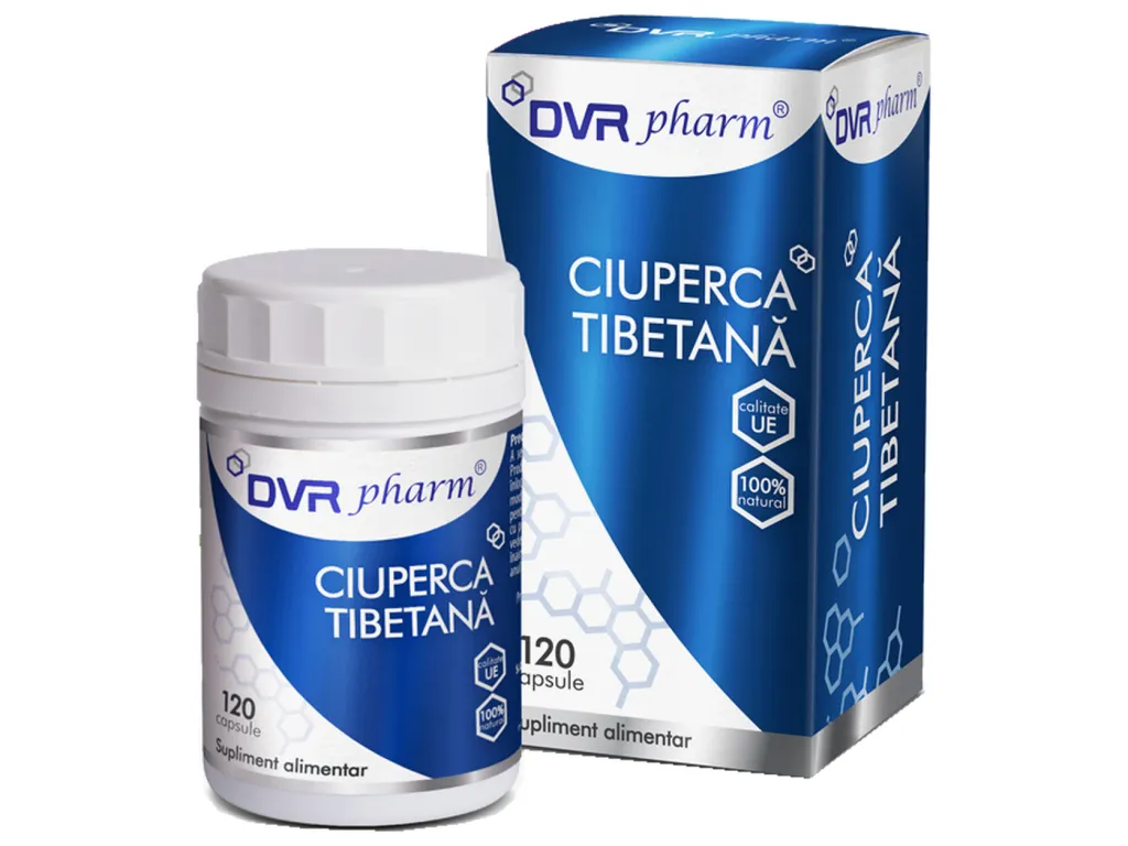 Ciuperca tibetana 120cps - DVR PHARM