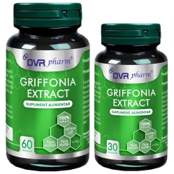 Pachet Griffonia extract 5HTP 60+30cps - DVR PHARM
