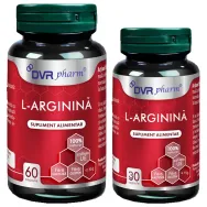 Pachet Larginina 400mg 60+30cps - DVR PHARM