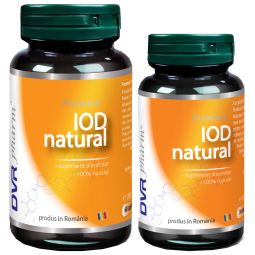 Pachet Iod natural 60+30cps - DVR PHARM