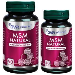Pachet MSM natural 90+40cps - DVR PHARM