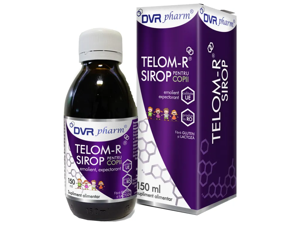 Sirop Telom R emolient expectorant copii 150ml - DVR PHARM
