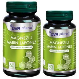 Pachet Magneziu marin japonez 60+30cps - DVR PHARM