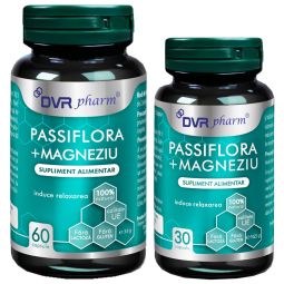 Pachet Passiflora Magneziu 60+30cps - DVR PHARM