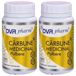 Pachet Carbune medicinal pulbere 2x200g - DVR PHARM