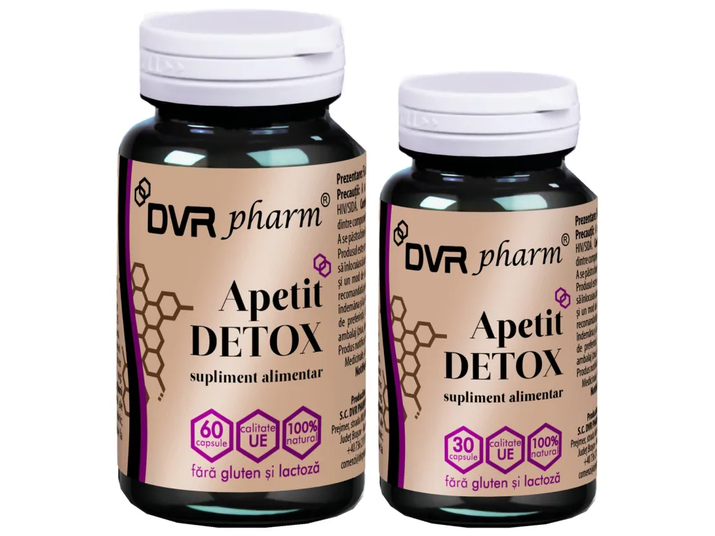 Pachet Apetit Detox 60+30cps - DVR PHARM