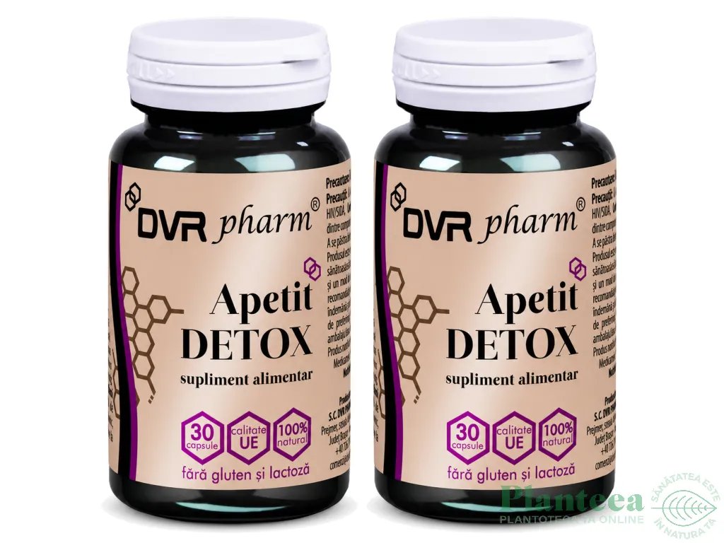 Set Apetit Detox 2x30cps - DVR PHARM