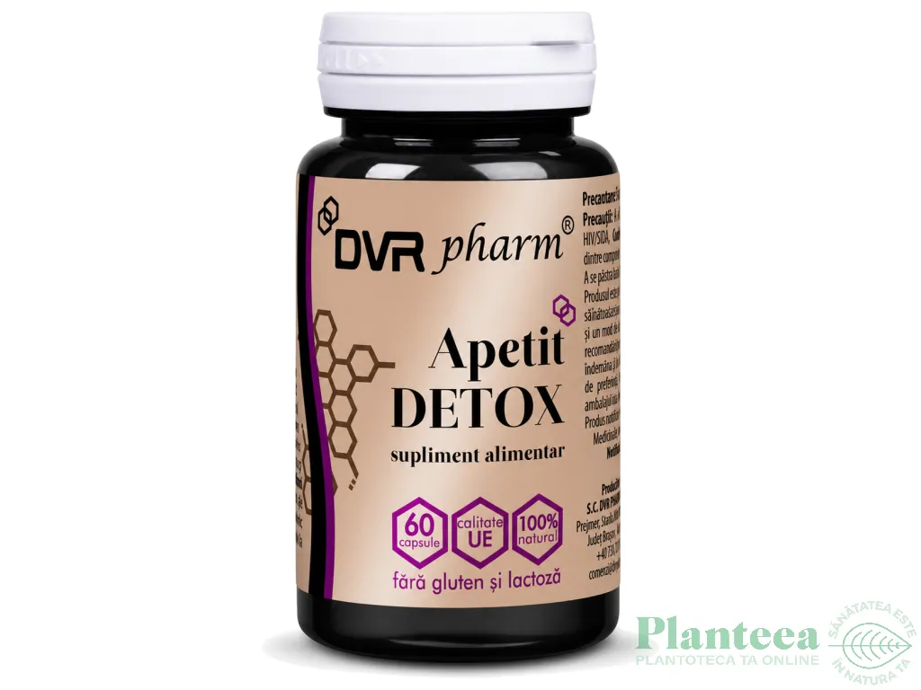 Apetit Detox 1x60cps - DVR PHARM