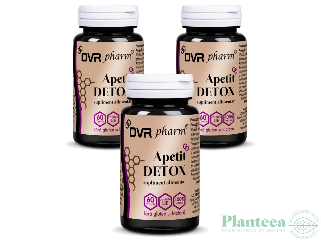 Set Apetit Detox 3x60cps - DVR PHARM