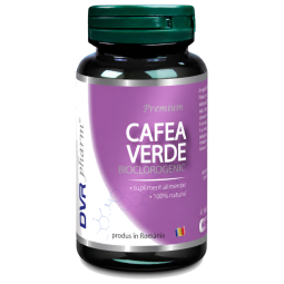 Cafea verde bioclorogenic 1x60cps - DVR PHARM