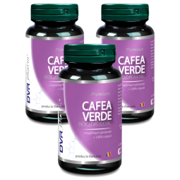 Set Cafea verde bioclorogenic 3x60cps - DVR PHARM