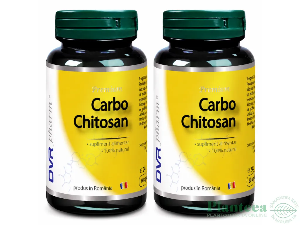 Set Carbo chitosan 2x60cps - DVR PHARM
