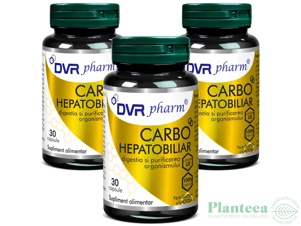 Set Carbo Hepato Biliar 3x30cps - DVR PHARM