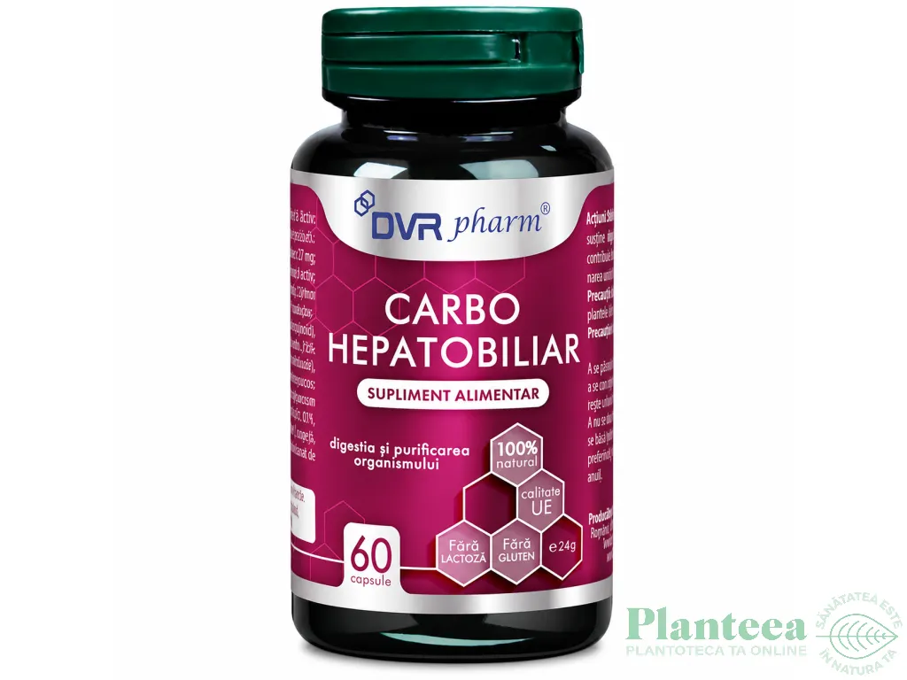 Carbo Hepato Biliar 1x60cps - DVR PHARM