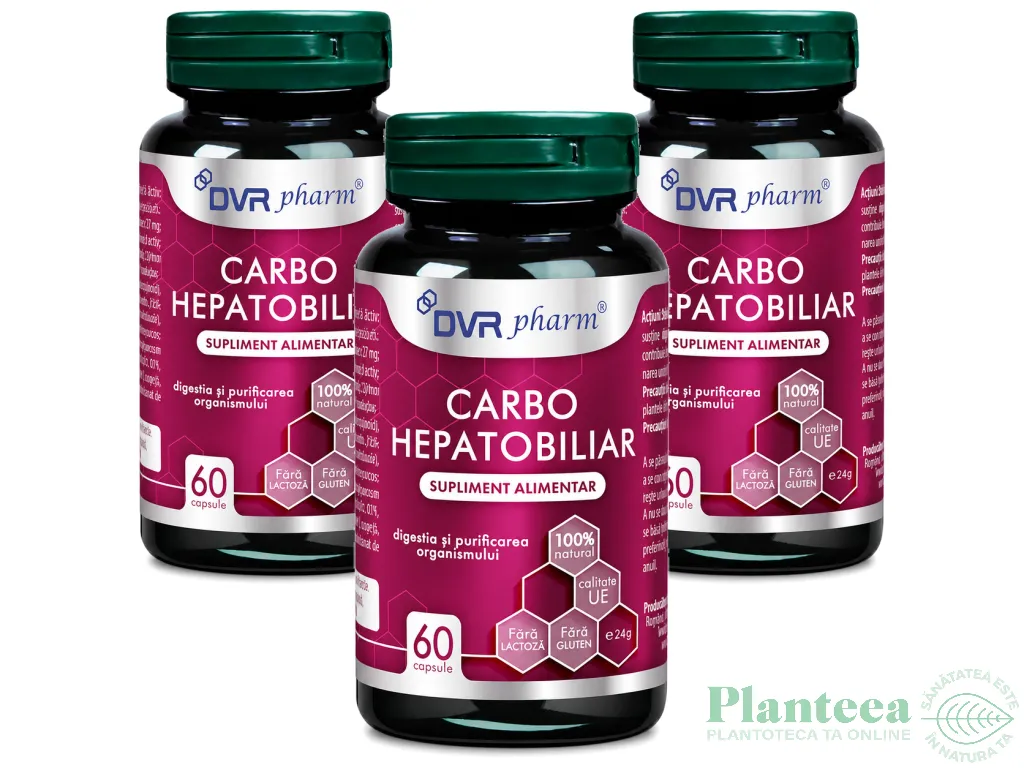 Set Carbo Hepato Biliar 3x60cps - DVR PHARM