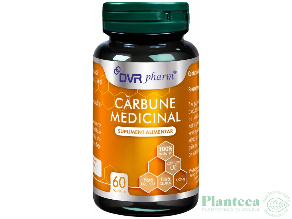 Carbune medicinal 300mg 1x60cps - DVR PHARM