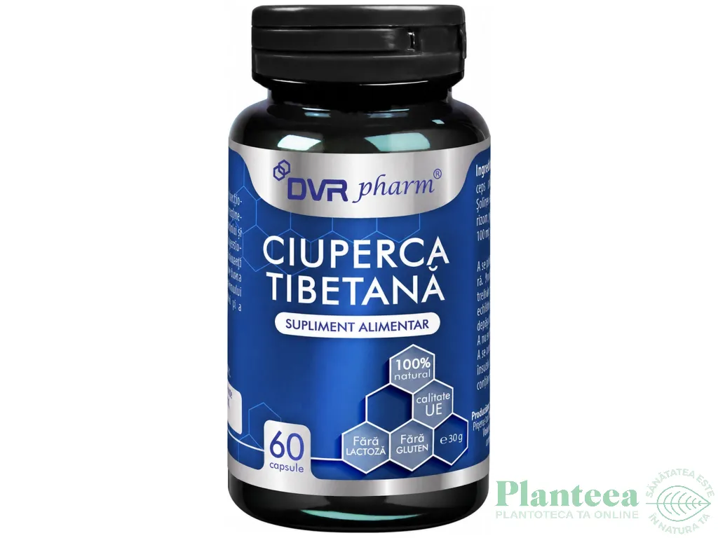 Ciuperca tibetana 1x60cps - DVR PHARM
