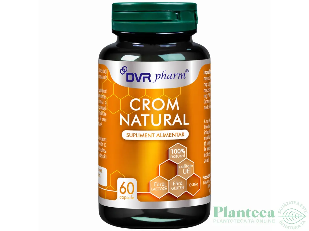 Crom natural 1x60cps - DVR PHARM