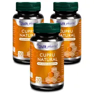Set Cupru natural 3x30cps - DVR PHARM
