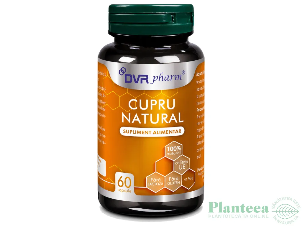 Cupru natural 1x60cps - DVR PHARM