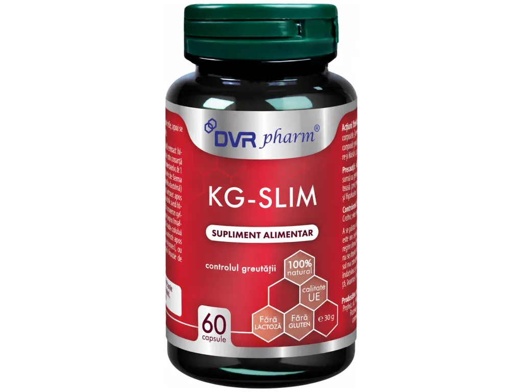 KG Slim Controlul greutatii 1x60cps - DVR PHARM