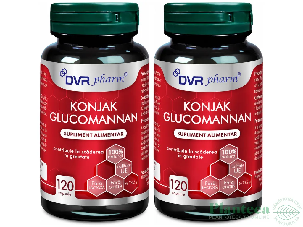 Set Konjak glucomannan 2x120cps - DVR PHARM