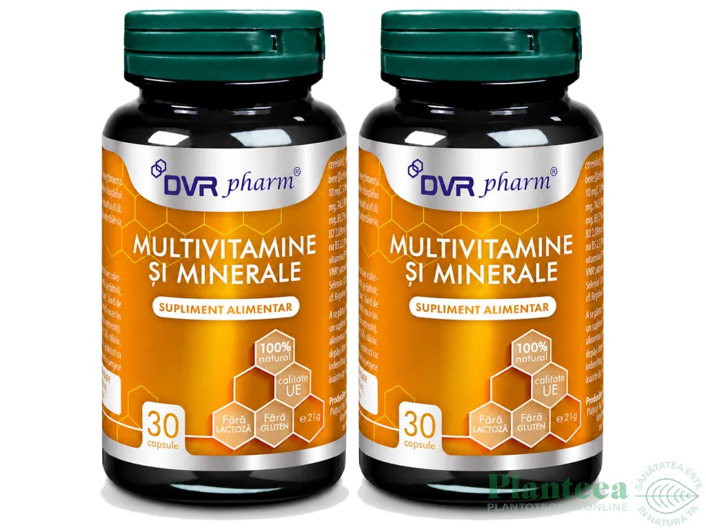 Set Multivitamine minerale 2x30cps - DVR PHARM