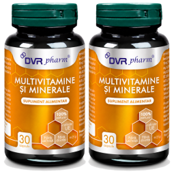 Set Multivitamine minerale 2x30cps - DVR PHARM