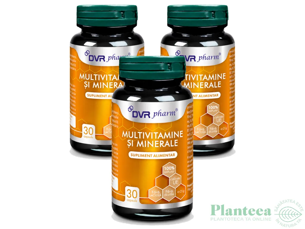 Set Multivitamine minerale 3x30cps - DVR PHARM