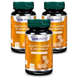 Set Multivitamine minerale 3x30cps - DVR PHARM