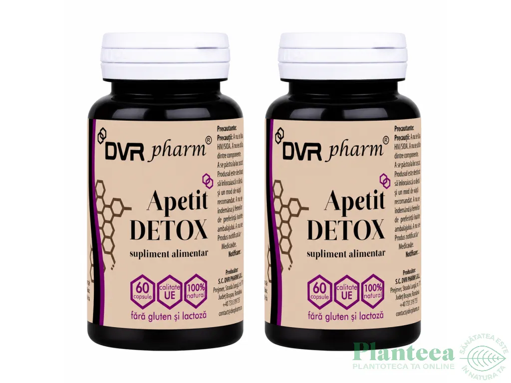 Set Apetit Detox 2x60cps - DVR PHARM