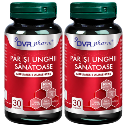 Set Par unghii sanatoase 2x30cps - DVR PHARM
