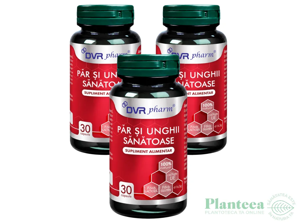 Set Par unghii sanatoase 3x30cps - DVR PHARM