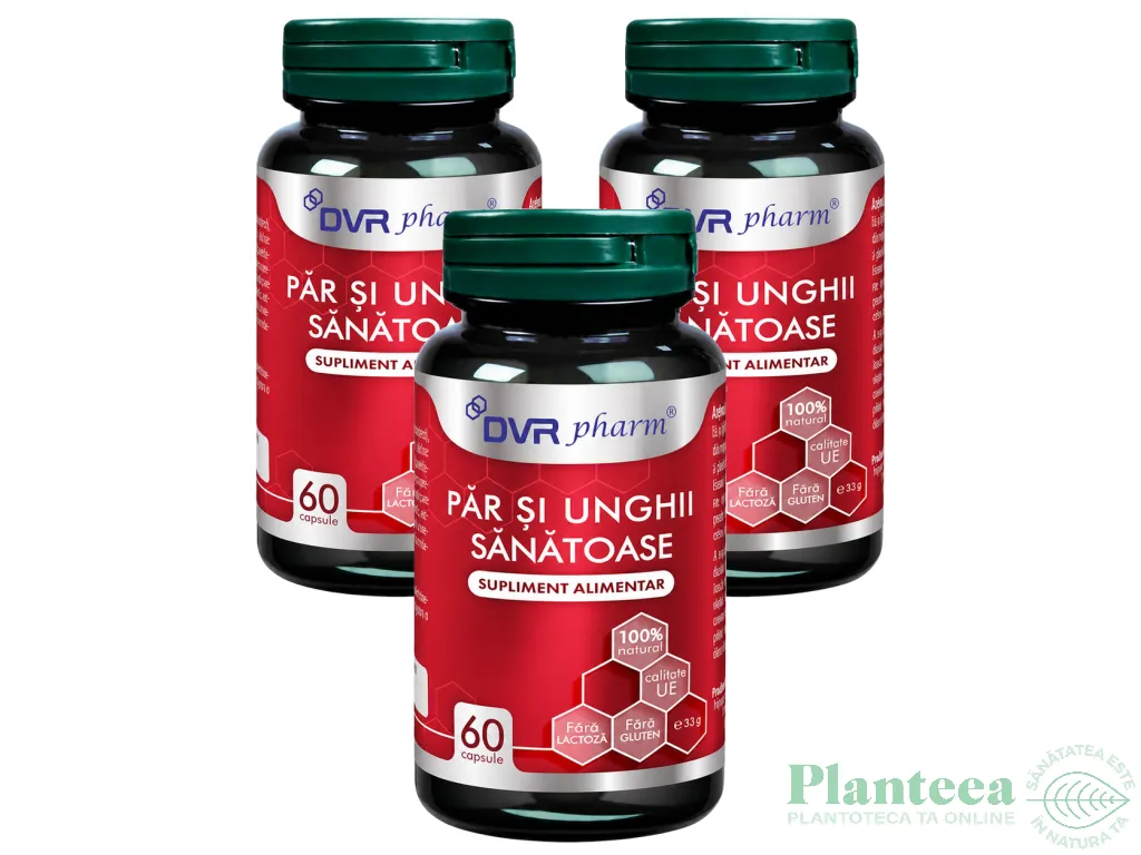 Set Par unghii sanatoase 3x60cps - DVR PHARM