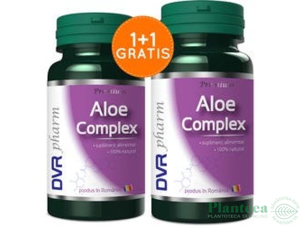 Pachet Aloe complex 60+30cps - DVR PHARM