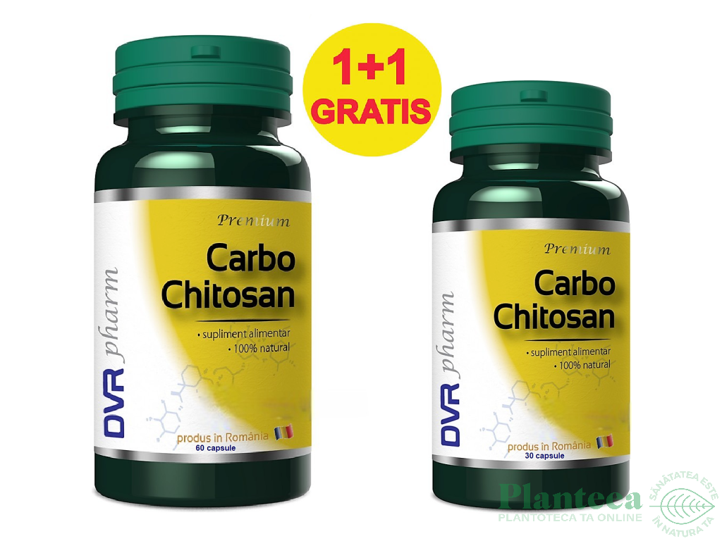 Pachet Carbo chitosan 60+30cps - DVR PHARM